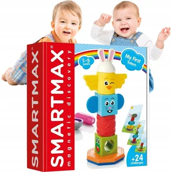 ostatní stavebnice Magnetické Stavebnice SmartMax SMART MAX MŮJ PRVNÍ TOTEM IUVI HRY MOJE PRVNÍ STAVEBNICE TOTEM PUZZLE PRO MALÉ DĚTI PRO HOLČIČKU PRO CHLAPCE VZDĚLÁVACÍ HRAČKY 1