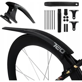 Blatník na kolo Univerzální blatník na kolo PŘEDNÍ / ZADNÍ Nastavitelný 700C (18-32 mm) (ZR71)