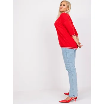 Dámská košile Halenka RV BZ 6640.86 červená XL