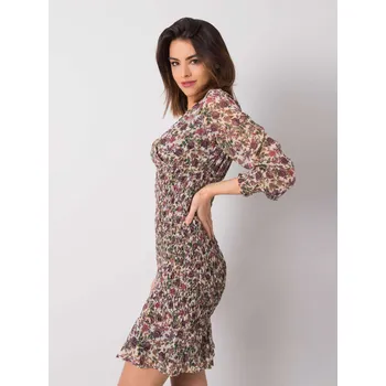 Dámské šaty Šaty 328 SK 50024.53 světle béžová XL