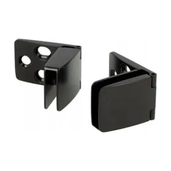 Nábytkové kování Siso Nábytkový pant pro sklo Siso 40 x 30 mm Černý