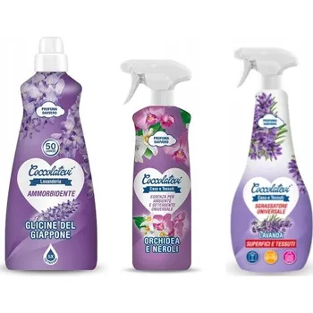 Aviváž Coccolatevi Sada - čisticí prostředek, tekutá aviváž, odmašťovač