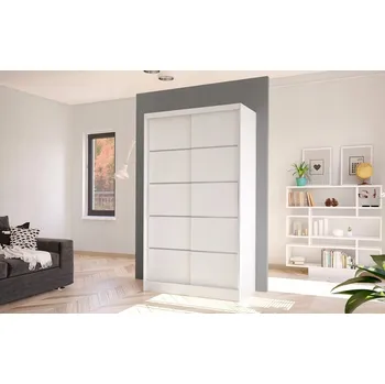 Šatní skříň Skříň Nejlevnějšínábytek.cz UBERTO 100 x 200 x 58 cm bílá