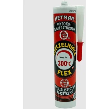 stavební silikon VYSOKOTEPLOTNÍ SILIKON HETMAN 300ML ČERVENÝ DO 300°C