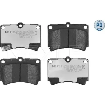 Brzdová destička Sada brzdových destiček, kotoučová brzda MEYLE 025 216 5415/PD