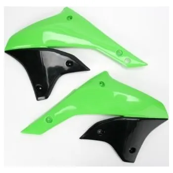 UFO KRYTY CHLADIČE KAWASAKI KLX 450R '07-'25 BARVA ZELENÁ