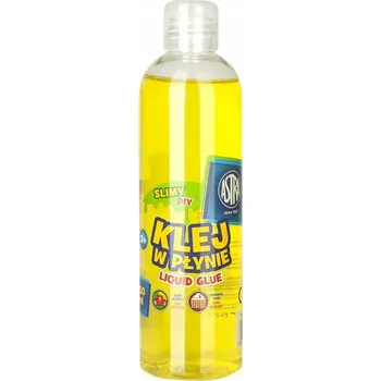 Kancelářské lepidlo Tekuté transparentní žluté lepidlo 250 ml Astra SLIME - Vysoká kvalita lepení