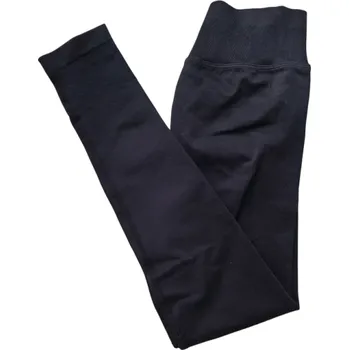 Dámské legíny Dámské bezešvé sportovní legíny Nízký pas Elastický materiál Přiléhavý střih Legíny na fitness Jóga posilování Běhání pohodlné černá XL