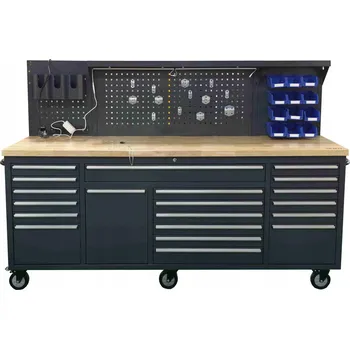 Dílenský vozík / stůl na 6 kolečkách SEJFTI ALFA-20 ANTRACIT RAL7016