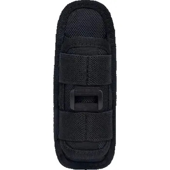 Paintballová výstroj Otočné pouzdro na svítilnu 15x5,5 cm Neutrální barvy Držák na baterku s otočným klipem 360° Pouzdro na opasek pro přenosné svítilny černá