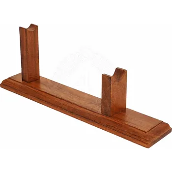 Sběratelství Dřevěný stojan Mythrojan na historické pistole – masiv, 32 cm