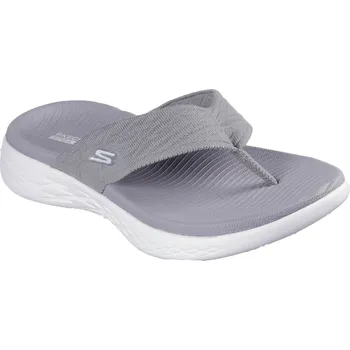 Dámská sportovní obuv Dámské žabky (plážová obuv) SKECHERS-On The Go 600 Sunny W grey/white Šedá 39