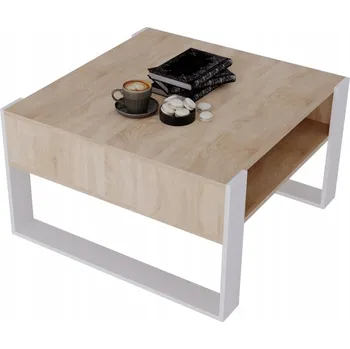 Konferenční stolek Konferenční stolek Perfektciecie čtvercový 68 x 71,5 x 45 cm dub sonoma, vícebarevný