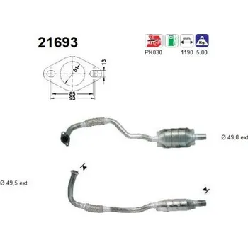 Katalyzátor Katalyzátor AS 21693