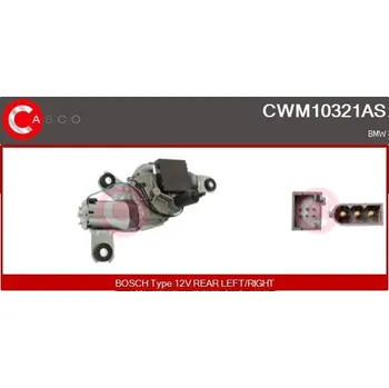 Motorek stěrače a odstřikovače Motor stěračů CASCO CWM10321AS