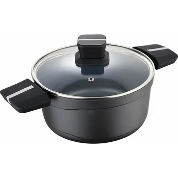 Pánev Kastrol s poklicí San Ignacio Bistro SG6425 Aluminium Matná černá (Ø 20 x 10 cm)