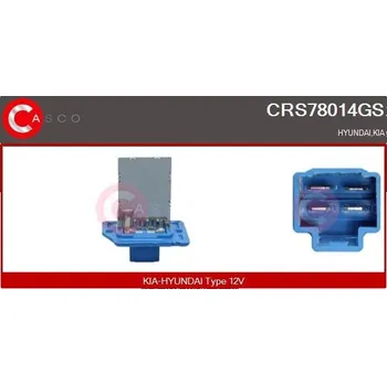 Odpor, vnitřní tlakový ventilátor CASCO CRS78014GS