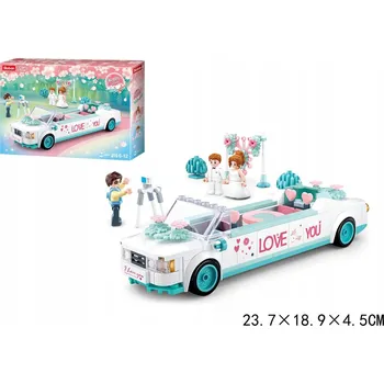 ostatní stavebnice Stavebnice Sluban Girls Dream svatební limuzína 204 dílů