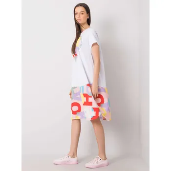 Dámské šaty Šaty DHJ SK 13119.26P světle růžová jedna velikost