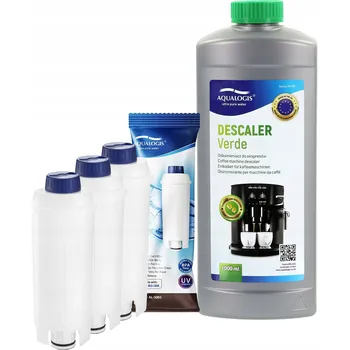 Příprava kávy Sada pro kávovar Delonghi - Filtr AL-S002 3ks + Odvápňovač Verde 1L