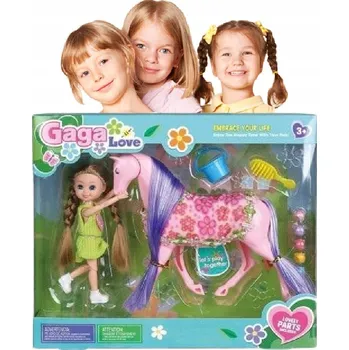 Panenka Sada Panenka s koněm pro holčičku , doplňky