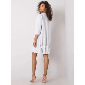 Dámské šaty Šaty RV SK 6075.10x světle šedá L