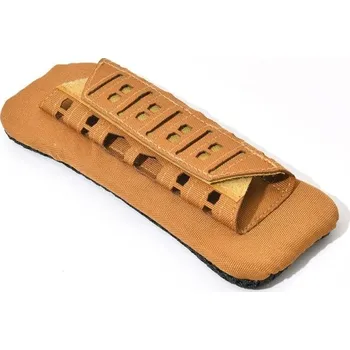 Sportovní střelba Chránič ramen 22x8,5 cm Neutrální barvy Prodyšný nastavitelný popruh Ergonomický ramenní polstr na batoh Taška Brašnu Pohodlné nošení hnědá