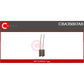 Karburátor Uhlíkový kartáč, generátor CASCO CBA35007AS