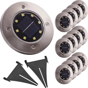Osvětlení Solární zahradní lampa KX5255 8xLED 12 ks