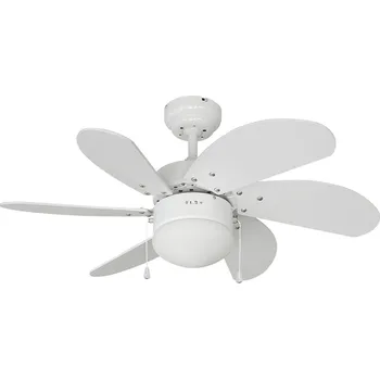 Klimatizace EDM Product Stropní ventilátor se světlem EDM Aral 50 W Bílá