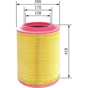 Vzduchový filtr Vzduchový filtr BOSCH F 026 400 072