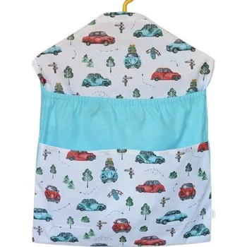 školní kapsář Šatoli.cz Kapsář do školky tyrkysová Auta