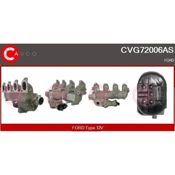 Ventil palivového systému AGR-Ventil CASCO CVG72006AS