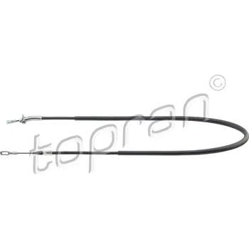 Lanko parkovací brzdy Tažné lanko, parkovací brzda TOPRAN 109 809