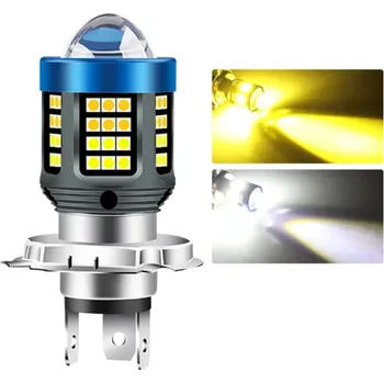 Osvětlení pro motocykl LED žárovka pro motocykly H4 12 V 20000 lm Výkonné motocyklové světlo z hliníku Bílé světlo Dlouhá životnost Snadná montáž Světlomet teplá bílá