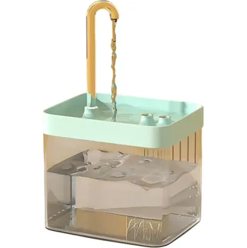 fontána pro kočku Ultratichá fontána pro kočky 1,5 l Inteligentní dávkovač vody USB Recirkulační filtr 3 režimy průtoku Prevence vyhoření Čistá voda modrá