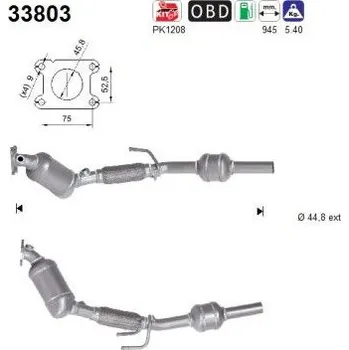 Katalyzátor Katalyzátor AS 33803