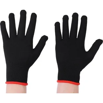 Pracovní rukavice 10 párů nylonových antistatických rukavic 22 cm Tónování autofólií Pracovní rukavice Protiskluzové Proti otiskům Měkké a pohodlné černá