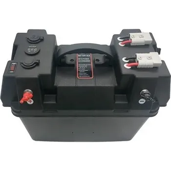 Úložný box Box na Baterii Boat007 s Autozapalovači, USB a Anderson Konektory
