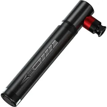 pumpička Mini cyklistická pumpa z hliníkové slitiny Přenosná ruční hustilka s převodovým ventilem pro silniční a horská kola i kuličkové pneumatiky černá