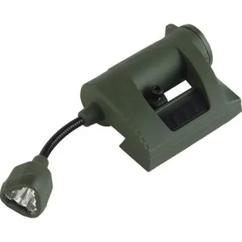 Sportovní střelba LED světlo na helmu s 3 režimy svícení Doba provozu 100 minut Kompaktní bezpečnostní osvětlení Bez baterie Vhodné pro cyklistiku a turistiku armádní zelená