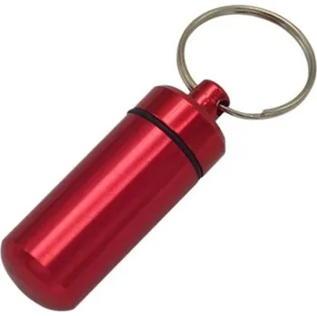 Úložný box Přenosný vodotěsný hliníkový úložný box na pilulky | úložný box, organizér - Č. 1