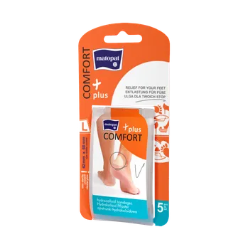 Náplast Matopat Comfort Plus hydrokoloidní náplasti L 42 x 68 mm 5 ks