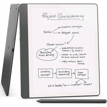 Čtečka elektronické knihy E-book Amazon Kindle Scribe 2024 (32 GB), Premium Pen, tungsten, BEZ REKLAM