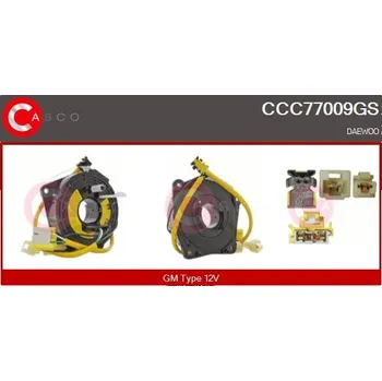 Vinutá pružina, airbag CASCO CCC77009GS