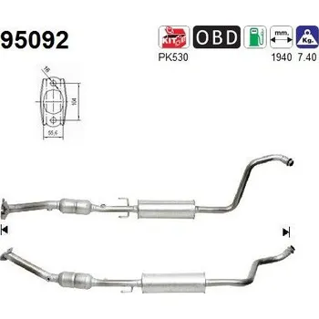 Katalyzátor Katalyzátor AS 95092