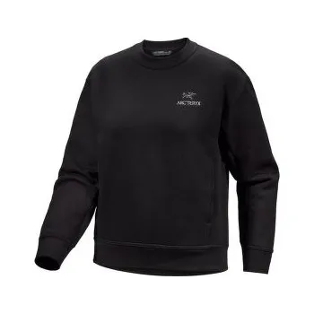Dámská mikina Arcteryx Emblem Fleece Crew Women Black černá S