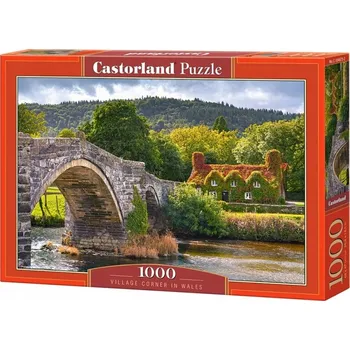 Puzzle Puzzle Roh vesnice ve Walesu 1000 dílků CASTORLAND