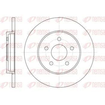Brzdový kotouč Brzdový kotouč REMSA 6661.00