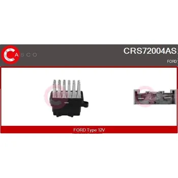 Odpor, vnitřní tlakový ventilátor CASCO CRS72004AS